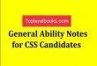 General Ability Notes, NOA Publishers