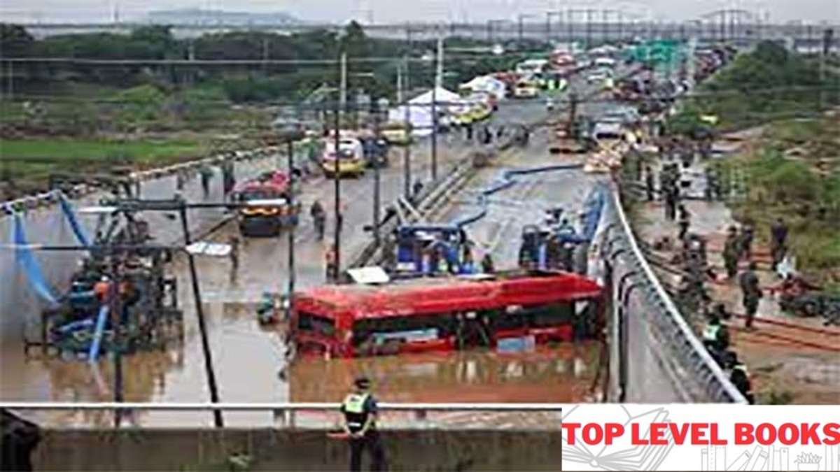 Eight people are found dead in a flooded underpass in South Korea.